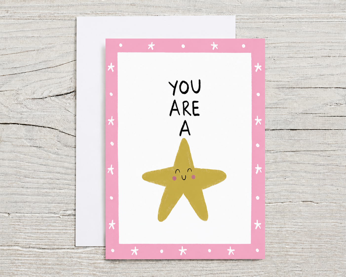 You are a star greetings card