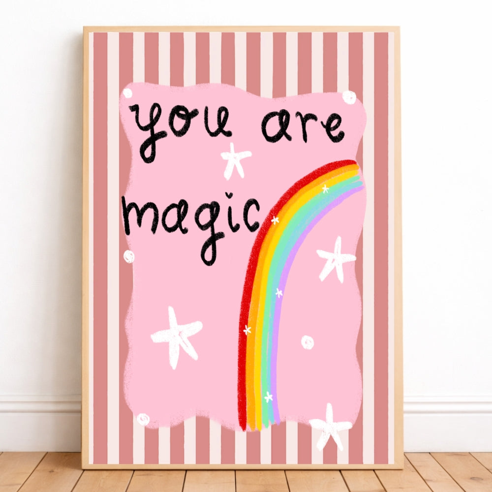 You are magic rainbow print