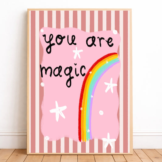 You are magic rainbow print