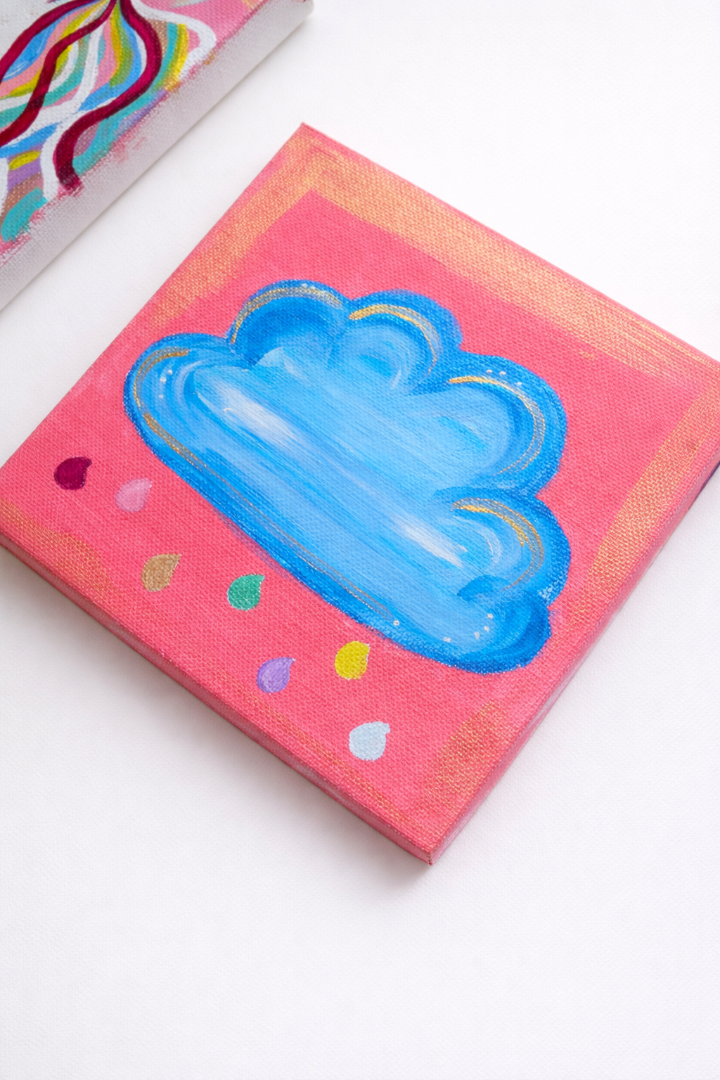 Pink magical unicorn canvases