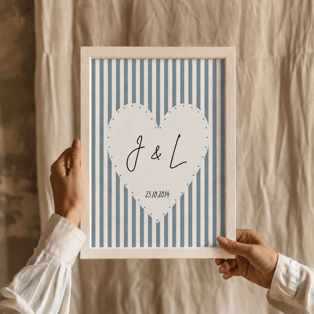 Initial Heart Print
